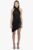 Black galaxy halter dress