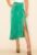 Pilar midi satin skirt
