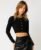 Botton up cropped cardigan