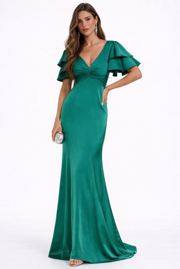 Pia Satin Maxi Dress