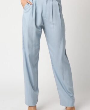 Baby Blue Satin Pant