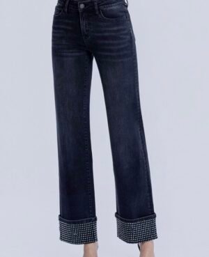Studded Cuff Jean