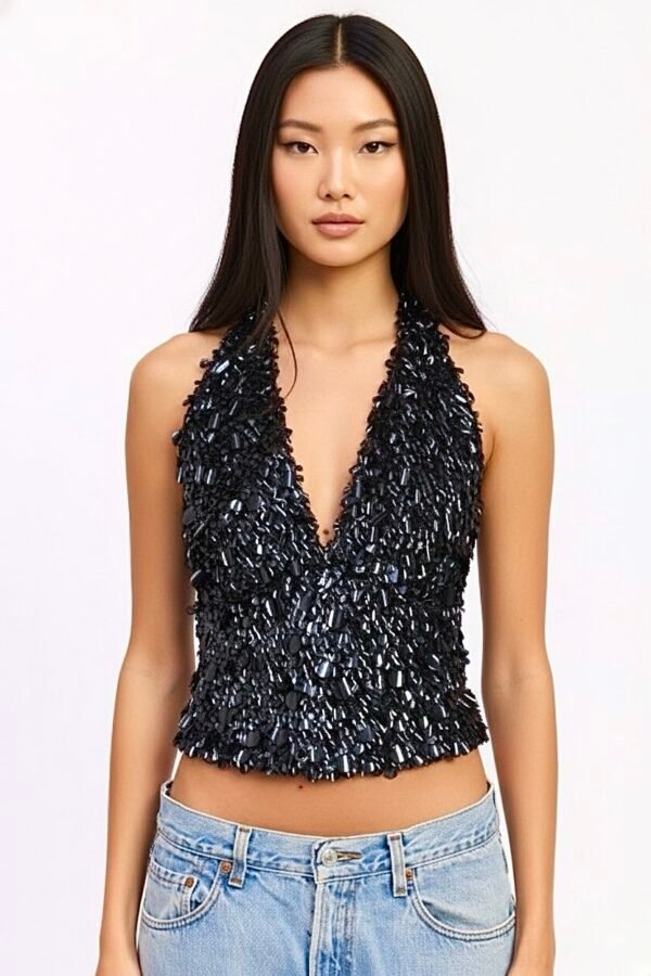 Midnight Sparkle Top