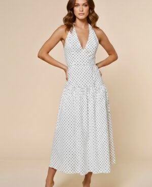 Polka Dots Midi Dress