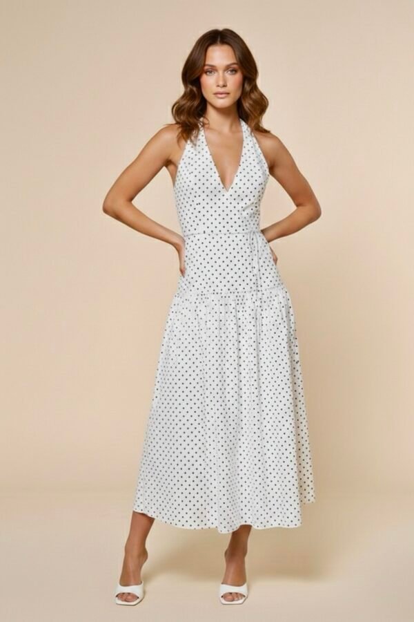 Polka Dots Midi Dress