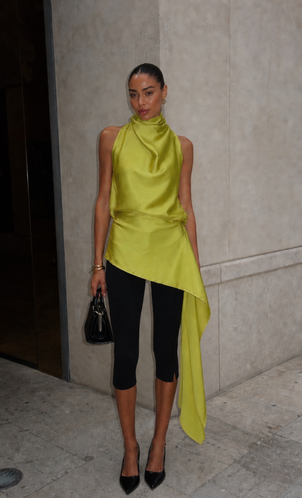Satin Scarf Top
