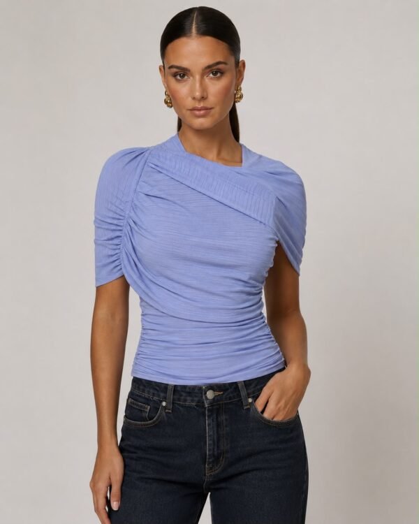 Ruched Drape Top