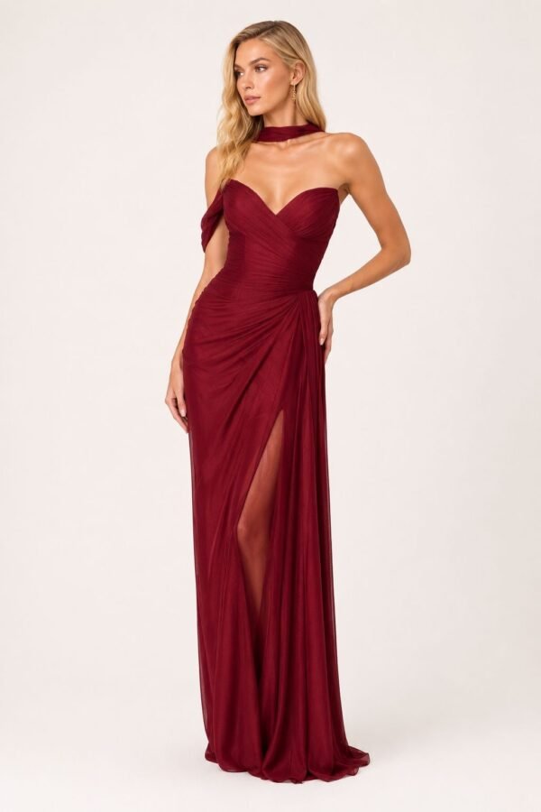 Drapped Goddess Maxi Dress