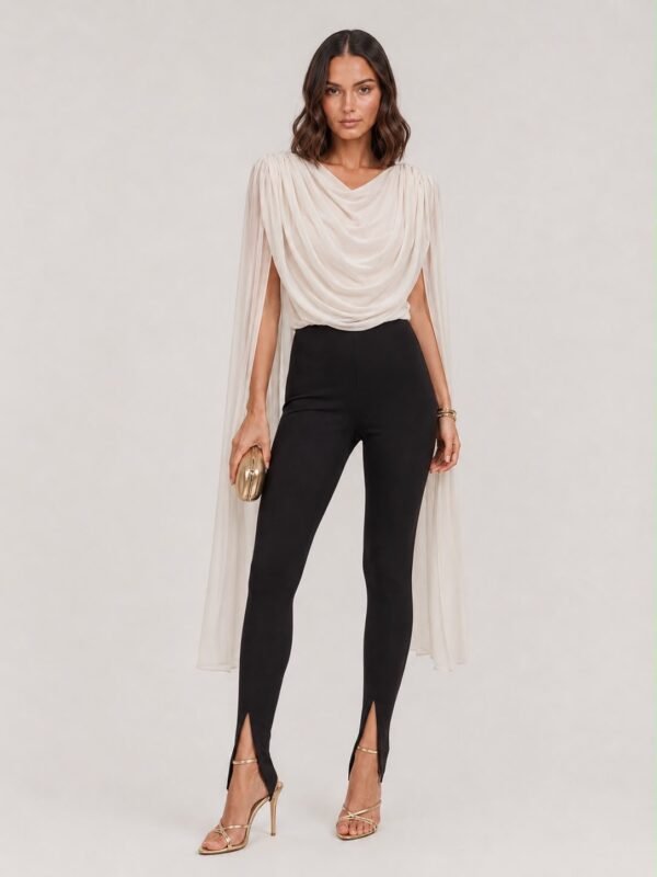 Cape Drape Bodysuit