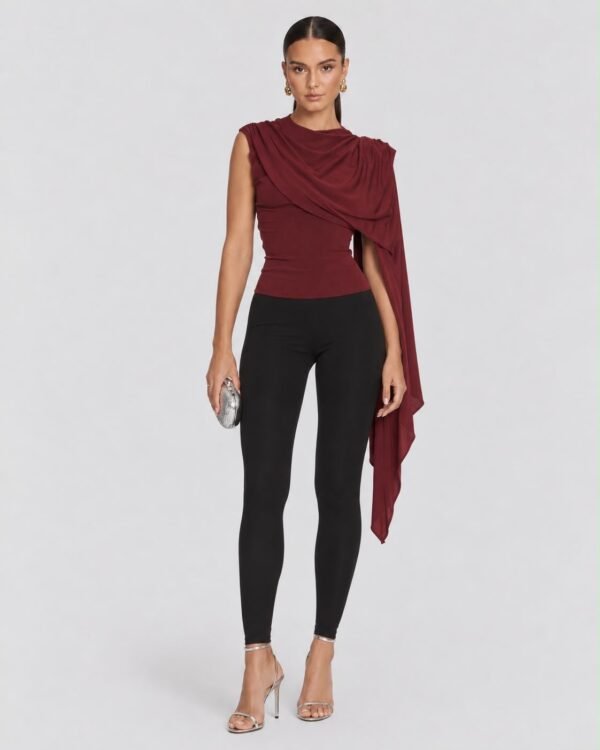 Sculpted Drape Top