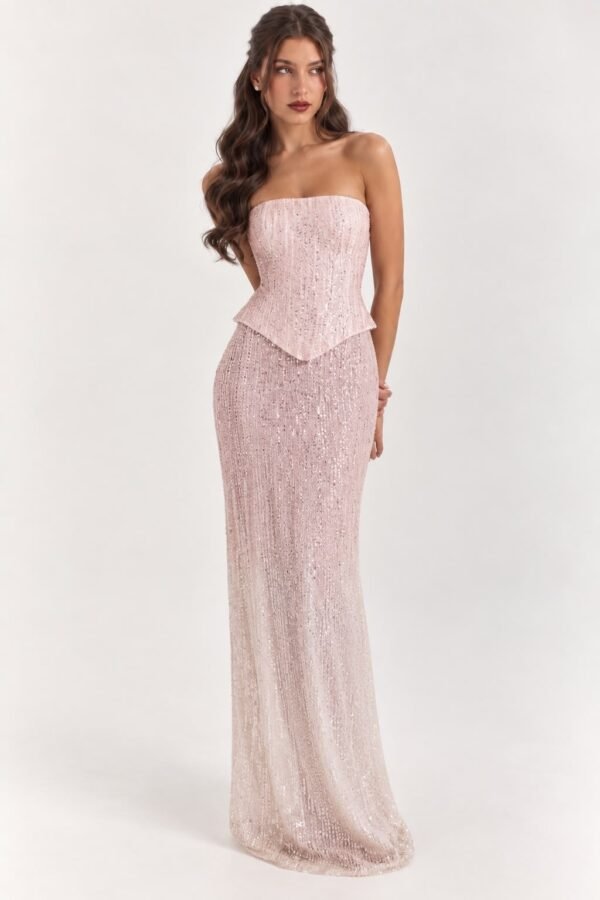 Embellished Corset Gown