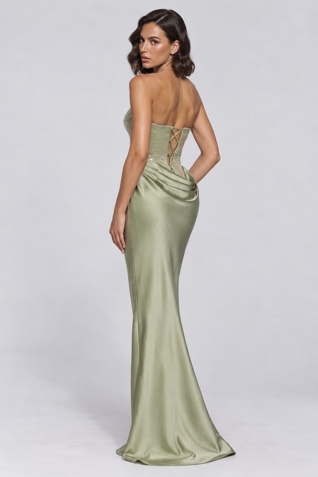 Sequin Bodice Gown - Image 2