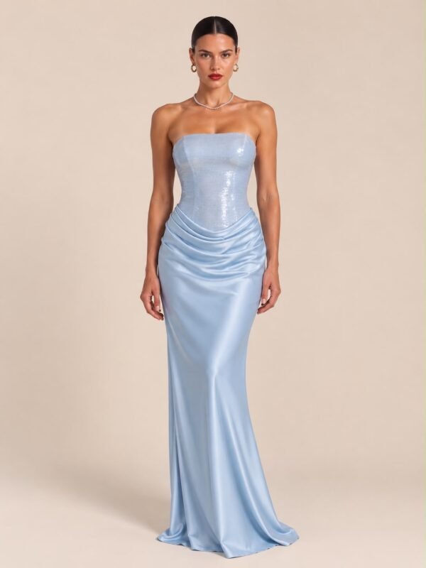 Sequin Bodice Gown
