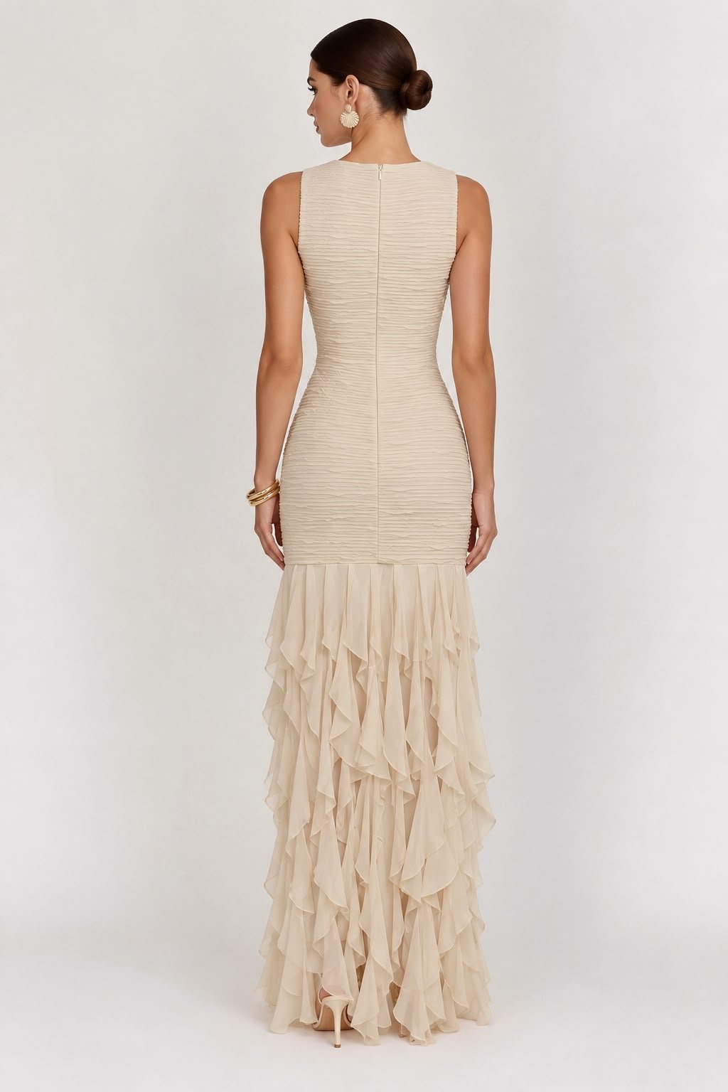 Alessia Ruffle Dress - Image 2