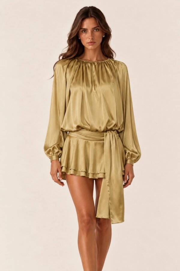 Blouson Mini Dress