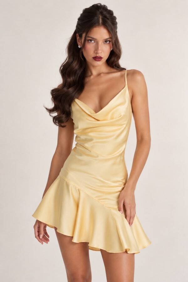 Satin Mini Dress