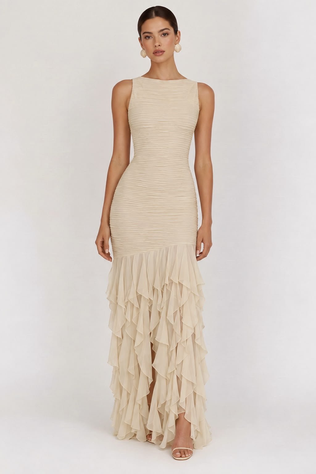 Alessia Ruffle Dress